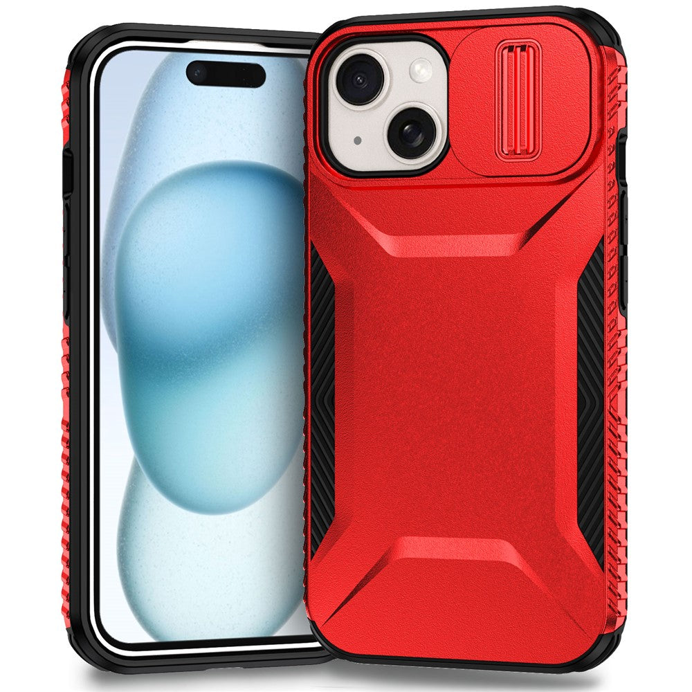 For iPhone 15 Case TPU+PC Phone Cover Upgraded Lens Protection