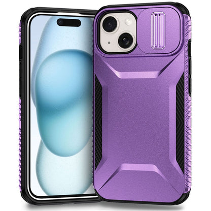 For iPhone 15 Case TPU+PC Phone Cover Upgraded Lens Protection