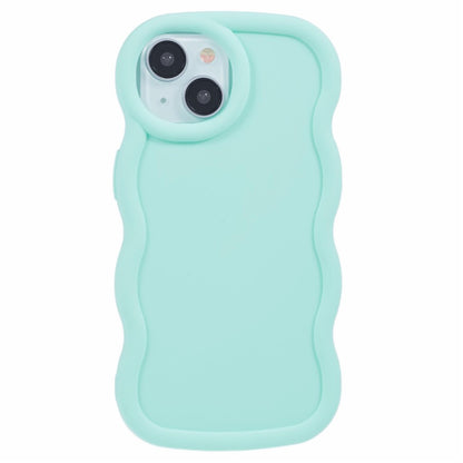 XL Series For iPhone 14 Case Solid Color Wave Edge Flexible TPU Phone Cover