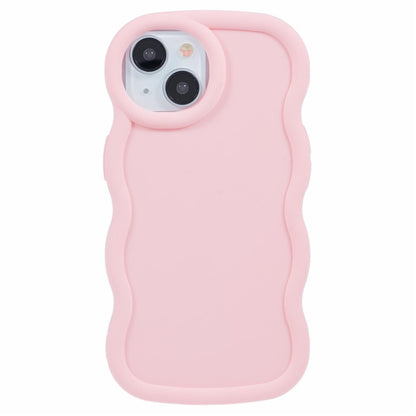 XL Series For iPhone 14 Case Solid Color Wave Edge Flexible TPU Phone Cover