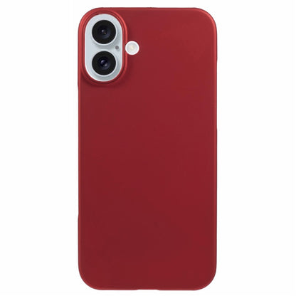 For iPhone 16 Shockproof Hard PC Phone Case Rubberized Phone Cover