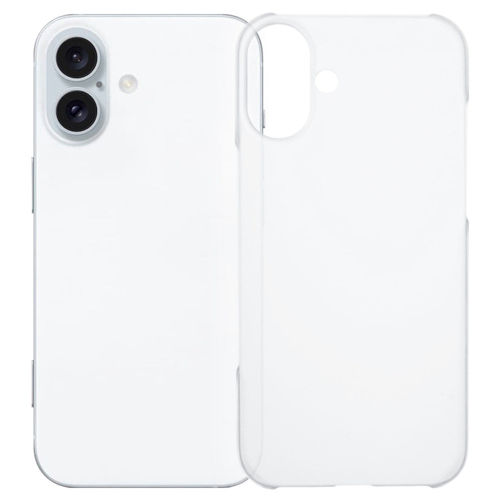 For iPhone 16 Shockproof Hard PC Phone Case Rubberized Phone Cover