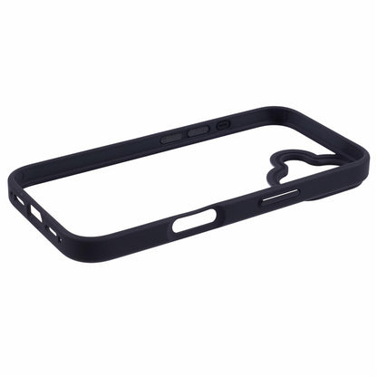 For iPhone 16 Cell Phone Cases Drop-Proof Clear Back PC+TPU Cover