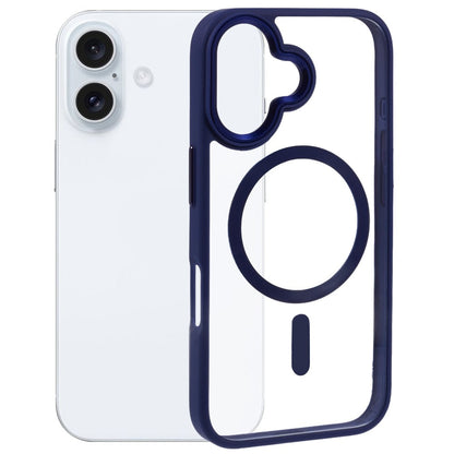 For iPhone 16 Compatible with MagSafe Phone Case Clear PC+TPU Back Cover