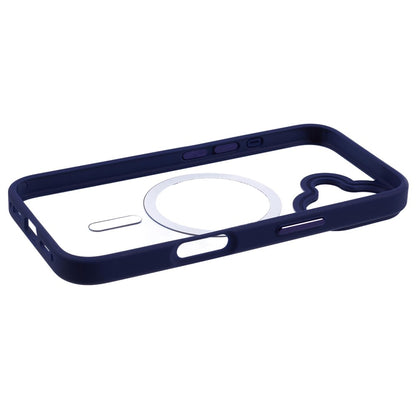 For iPhone 16 Compatible with MagSafe Phone Case Clear PC+TPU Back Cover