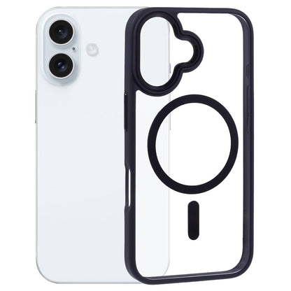 For iPhone 16 Compatible with MagSafe Phone Case Clear PC+TPU Back Cover