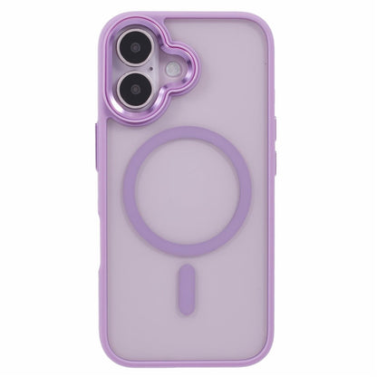 For iPhone 16 Compatible with MagSafe Phone Case Clear PC+TPU Back Cover