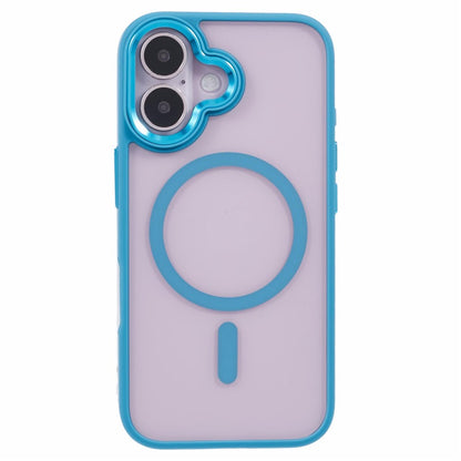 For iPhone 16 Compatible with MagSafe Phone Case Clear PC+TPU Back Cover