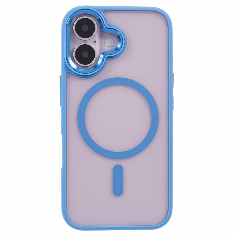 For iPhone 16 Compatible with MagSafe Phone Case Clear PC+TPU Back Cover