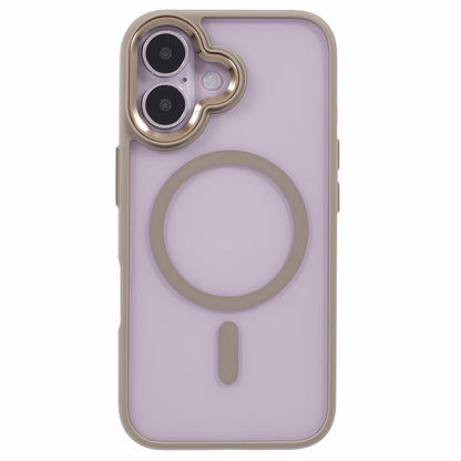 For iPhone 16 Compatible with MagSafe Phone Case Clear PC+TPU Back Cover