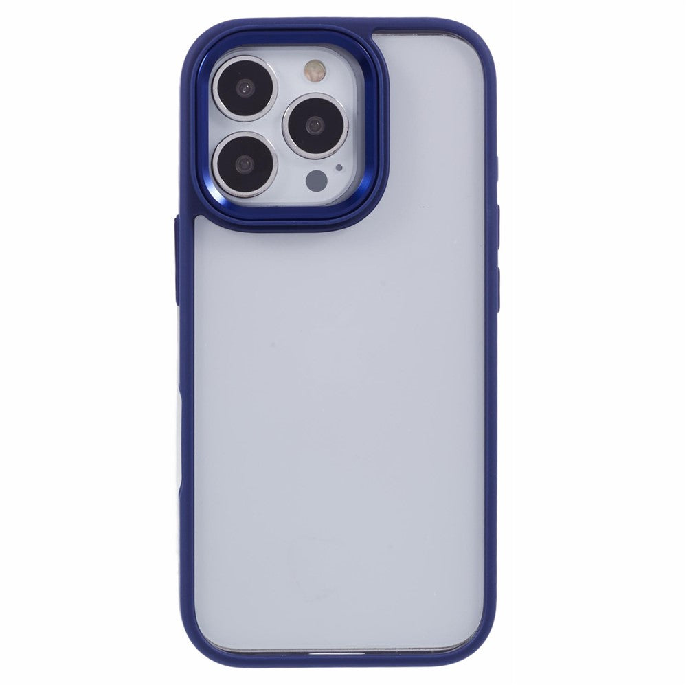 For iPhone 16 Pro Cell Phone Cases Shockproof Clear PC+TPU Back Cover
