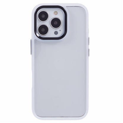 For iPhone 16 Pro Cell Phone Cases Shockproof Clear PC+TPU Back Cover
