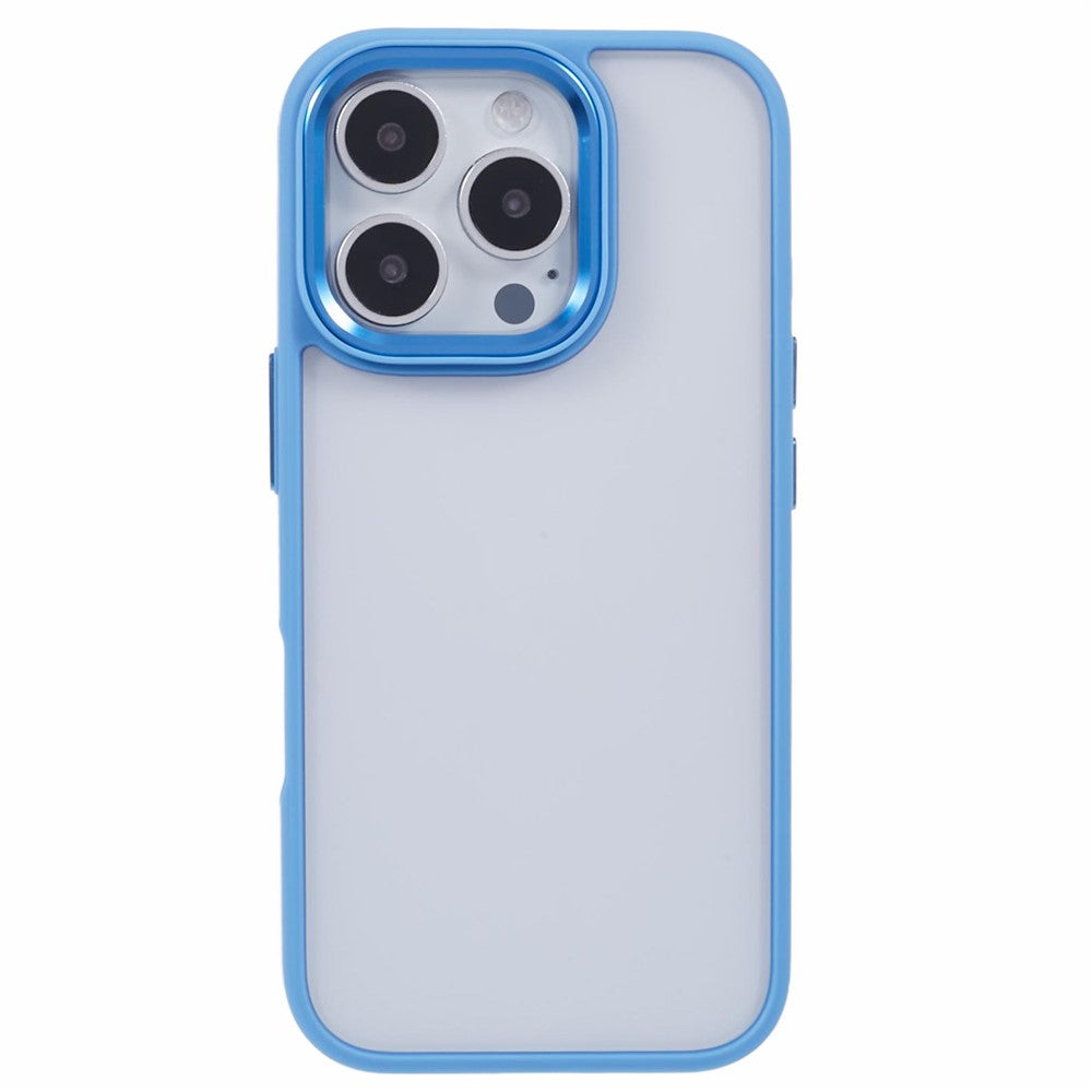 For iPhone 16 Pro Cell Phone Cases Shockproof Clear PC+TPU Back Cover