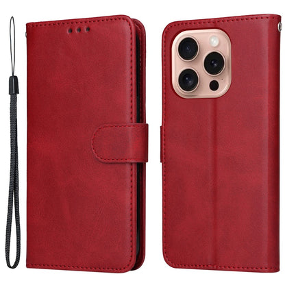For iPhone 16 Pro Case Card Holder Leather Stand Wallet Phone Cover