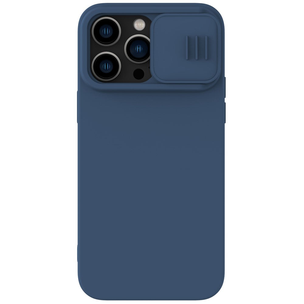 NILLKIN For iPhone 14 Pro Max Hard PC Soft Silicone Hybrid Case Slide Camera Protection Phone Cover