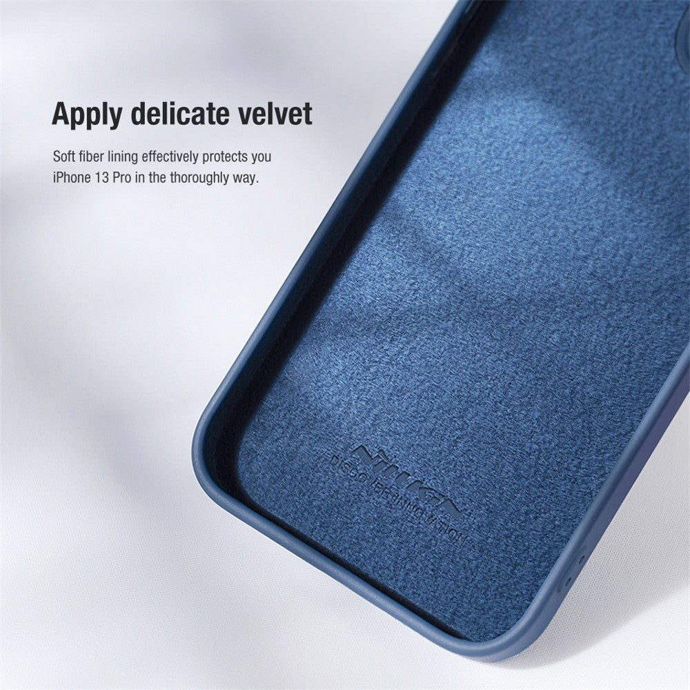 NILLKIN For iPhone 14 Pro Max Hard PC Soft Silicone Hybrid Case Slide Camera Protection Phone Cover