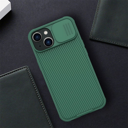 NILLKIN CamShield Pro Series for iPhone 14 / iPhone 13 Slide Camera Protection Phone Case Anti-drop Hybrid TPU + PC Back Cover