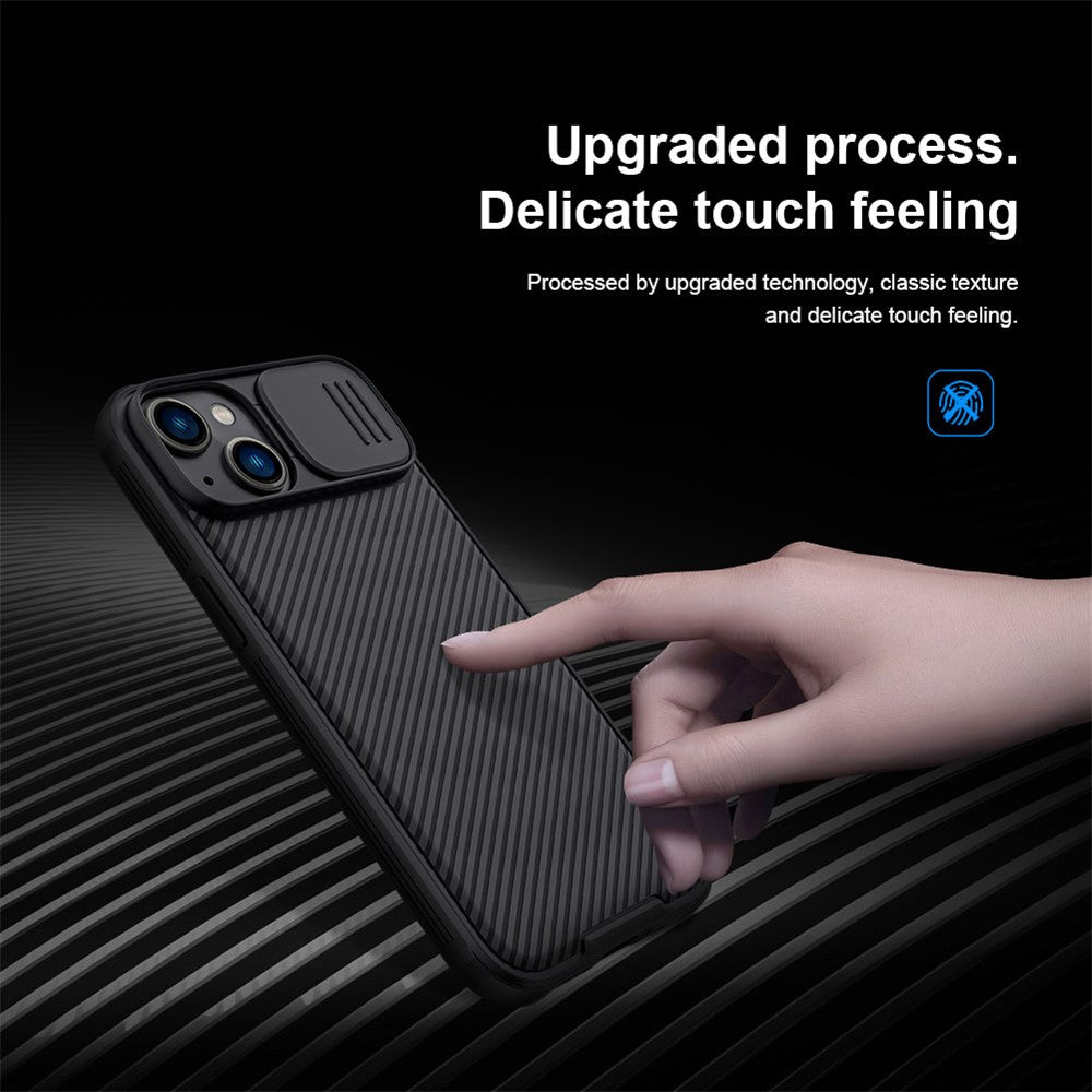 NILLKIN CamShield Pro Series for iPhone 14 / iPhone 13 Slide Camera Protection Phone Case Anti-drop Hybrid TPU + PC Back Cover