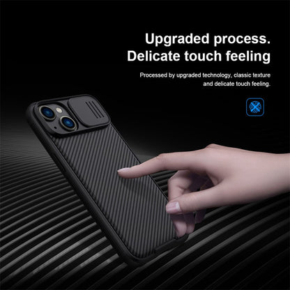 NILLKIN CamShield Pro Series for iPhone 14 / iPhone 13 Slide Camera Protection Phone Case Anti-drop Hybrid TPU + PC Back Cover
