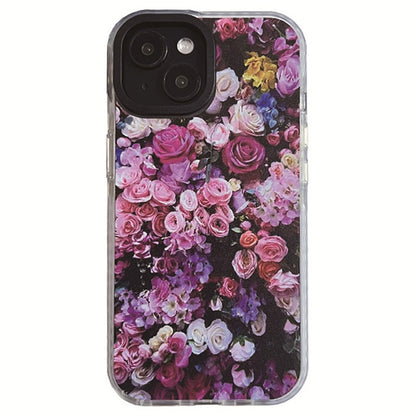 For iPhone 14 Cell Phone Case Colorful Pattern Shockproof Hard Acrylic Cover