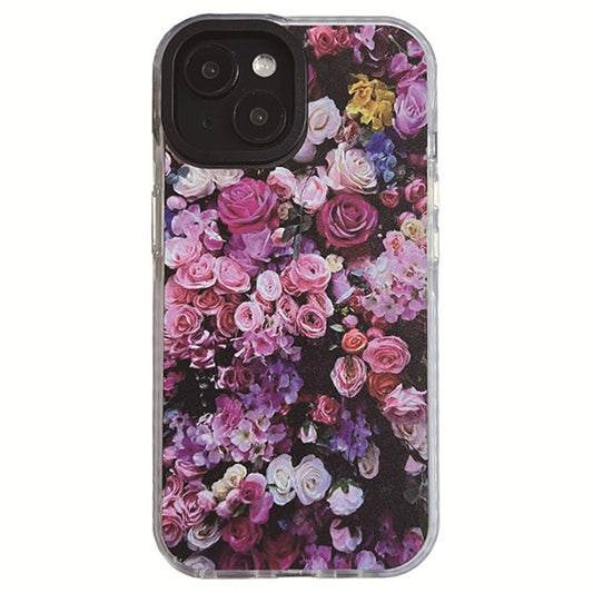 For iPhone 14 Cell Phone Case Colorful Pattern Shockproof Hard Acrylic Cover