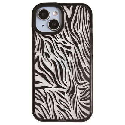 For iPhone 14 Cell Phone Case Colorful Pattern Shockproof Hard Acrylic Cover