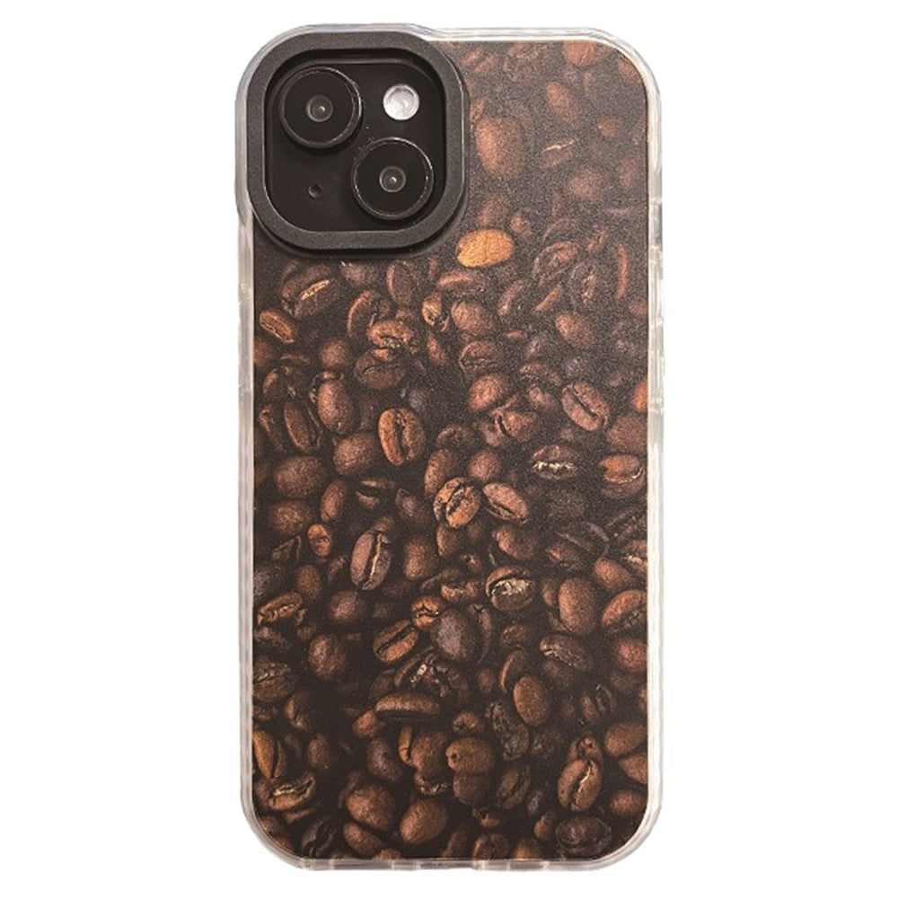 For iPhone 14 Cell Phone Case Colorful Pattern Shockproof Hard Acrylic Cover