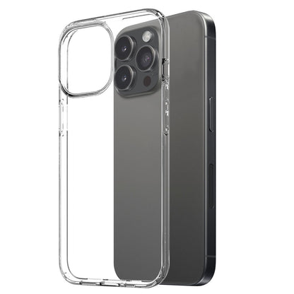 NORTHJO for iPhone 16 Pro Max TPU Clear Phone Case with Tempered Glass Screen Protector and Lens Film