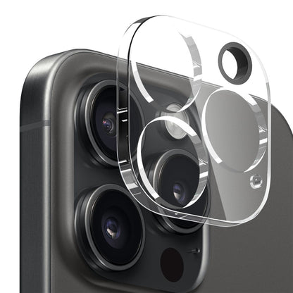NORTHJO for iPhone 16 Pro Max TPU Clear Phone Case with Tempered Glass Screen Protector and Lens Film