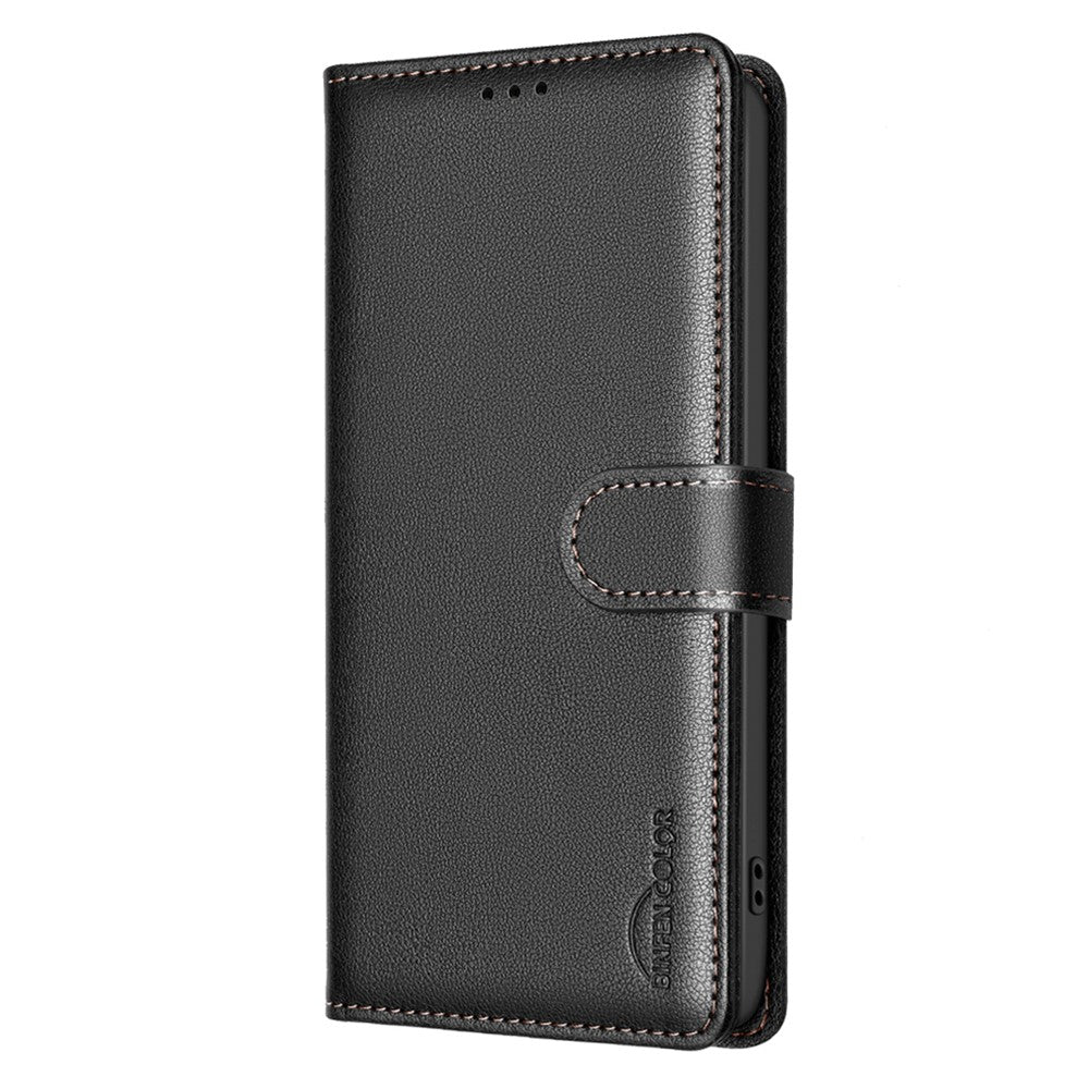 BINFEN COLOR BF32 For iPhone 14 Pro Case RFID Blocking Leather Drop-Proof Phone Cover