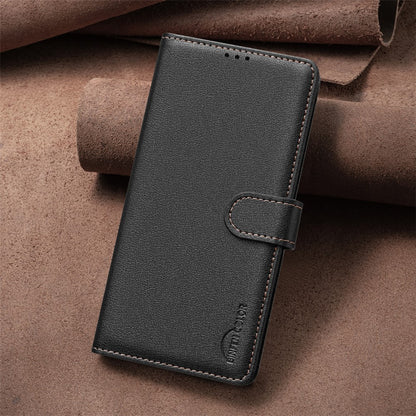 BINFEN COLOR BF32 For iPhone 14 Pro Case RFID Blocking Leather Drop-Proof Phone Cover