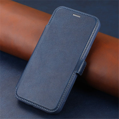 For iPhone 14 Pro Max PU Leather Stand Card Holder Case Shockproof Magnetic Clasp Phone Cover with Slide Camera Protection