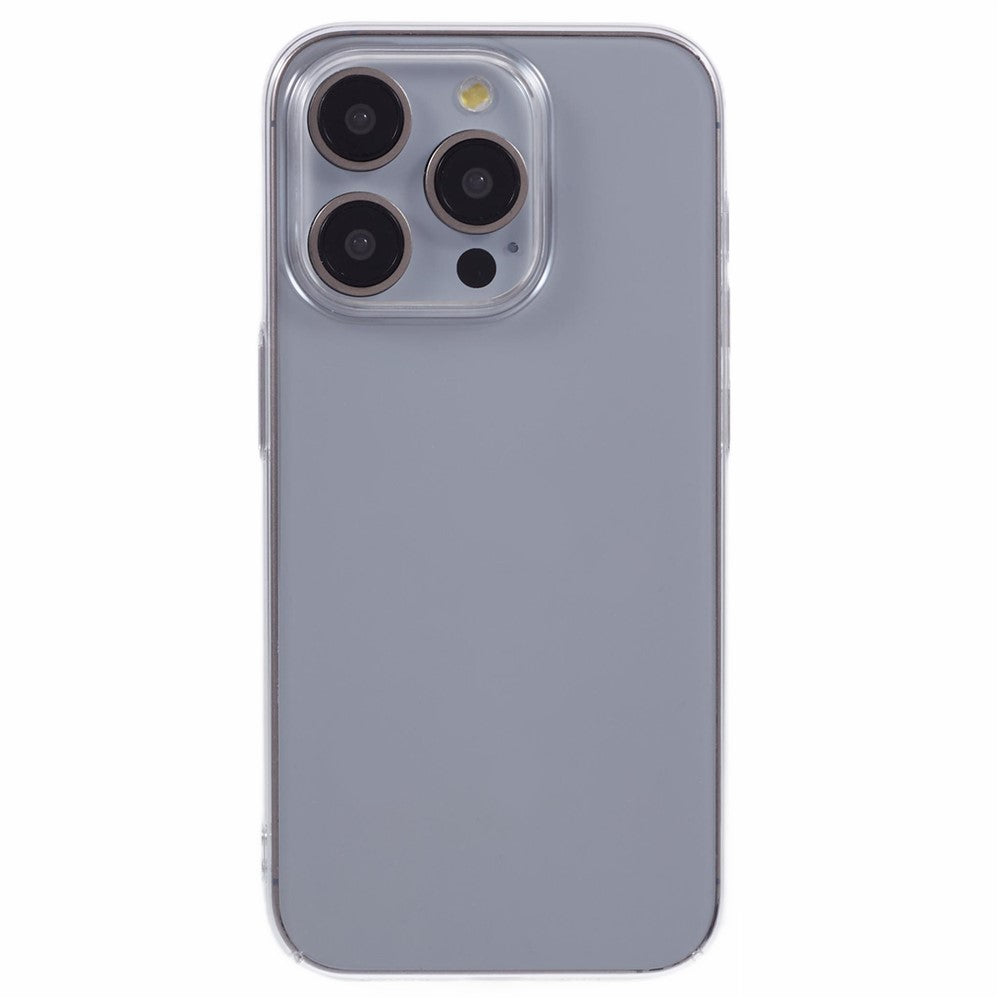 For iPhone 14 Pro Clear Case Hard PC Phone Cover Shockproof Protection (Precise Lens Cutouts)