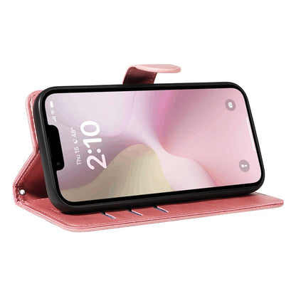 For iPhone 17e / 16e Case Wallet Leather Flip Phone Cover with Hand Strap
