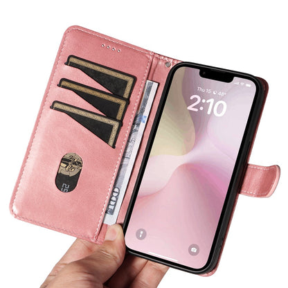 For iPhone 17e / 16e Case Wallet Leather Flip Phone Cover with Hand Strap
