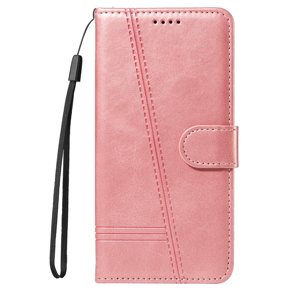 For iPhone 17e / 16e Case Wallet Leather Flip Phone Cover with Hand Strap