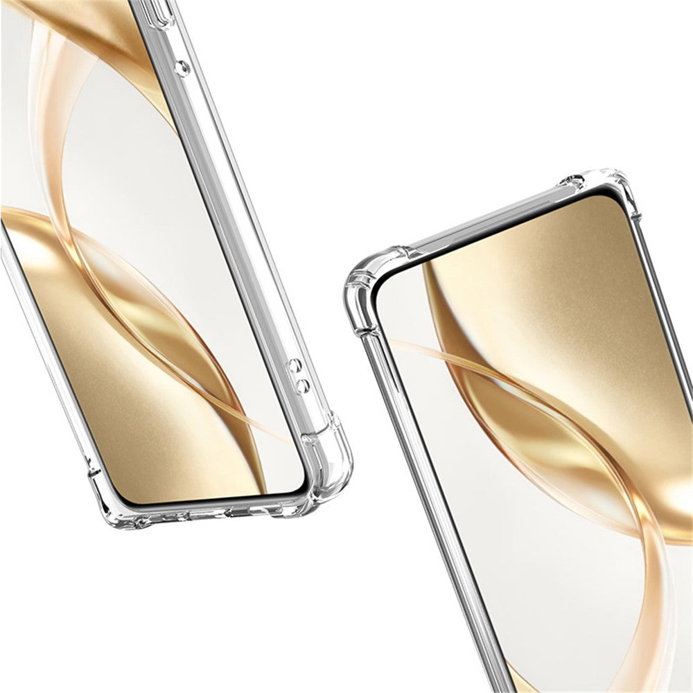 IMAK For iPhone 16 Clear Case Airbag Corners TPU Frame PC Back Cover
