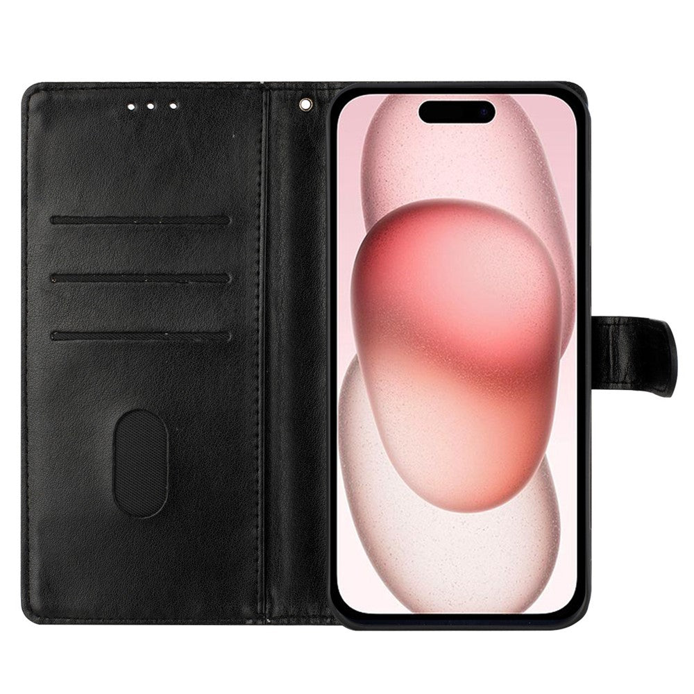 For iPhone 14 Pro Case Butterfly Floral Imprint Leather Wallet Phone Cover with Stand