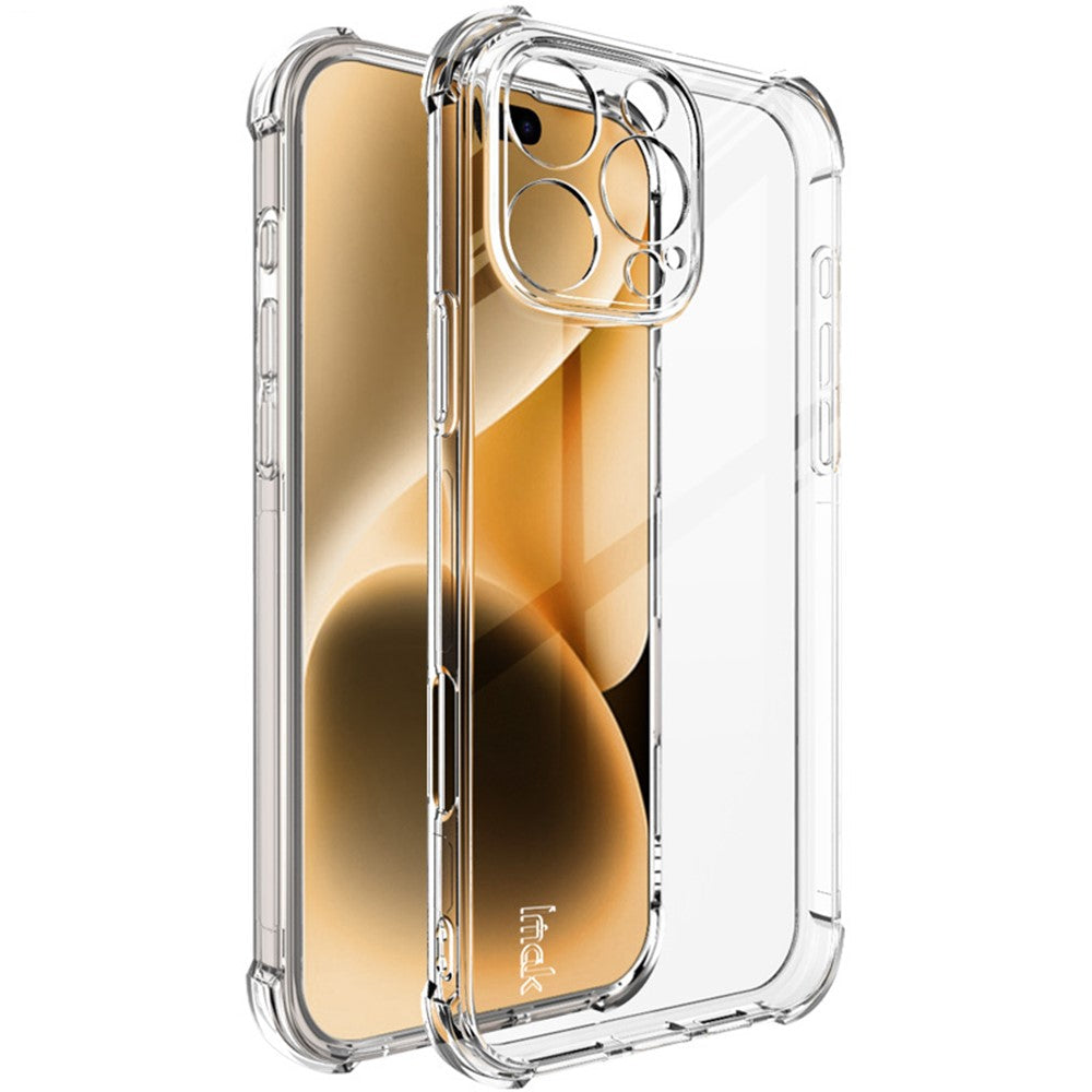 IMAK For iPhone 16 Pro Max Case TPU Airbag Corners Anti-Fall Phone Cover