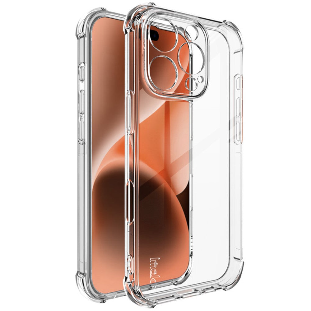IMAK For iPhone 16 Pro TPU Case Four Corners Anti Drop Cell Phone Cover