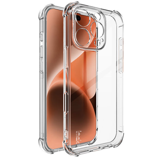 IMAK For iPhone 16 Pro TPU Case Four Corners Anti Drop Cell Phone Cover