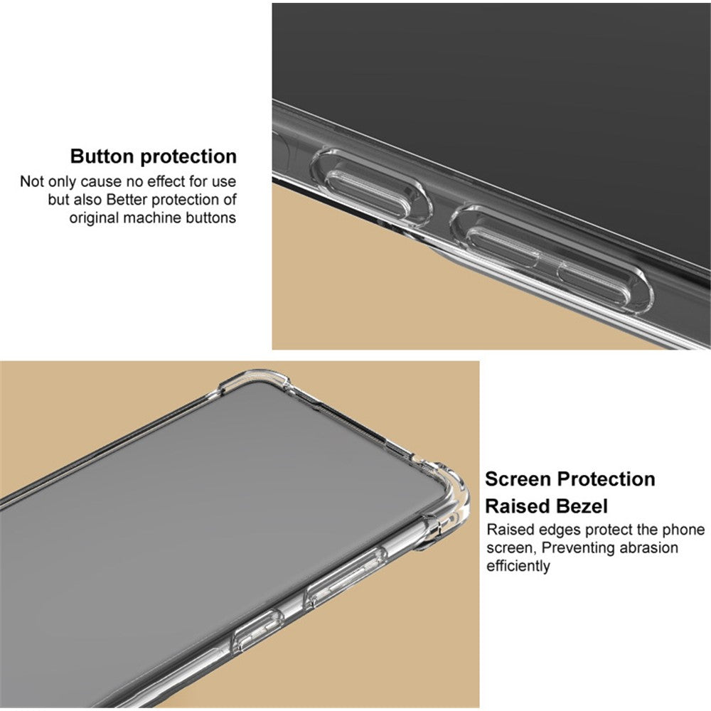 IMAK For iPhone 16 Case Soft TPU Corner Airbag Protective Phone Cover