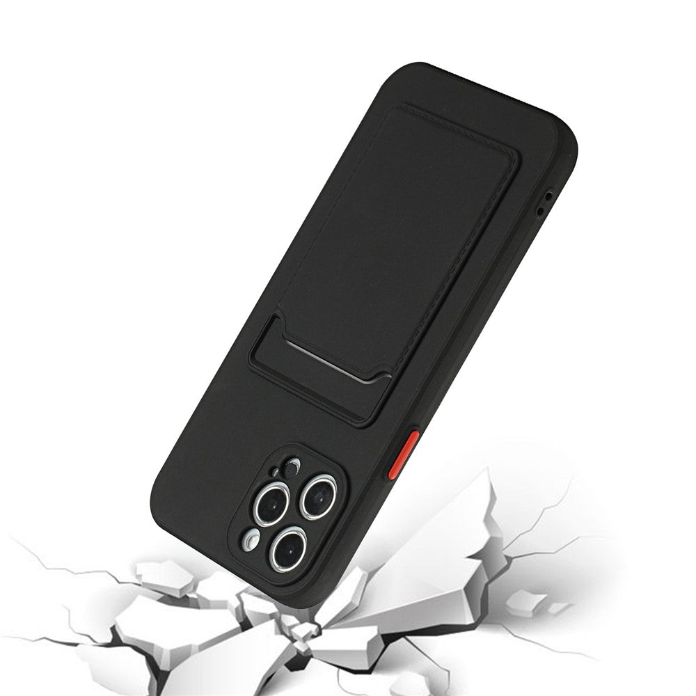 For iPhone 14 Pro Case Anti-Drop TPU Phone Cover with Card Slot