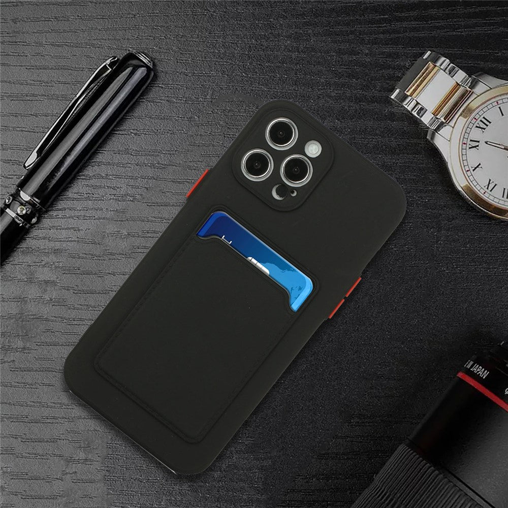 For iPhone 14 Pro Case Anti-Drop TPU Phone Cover with Card Slot