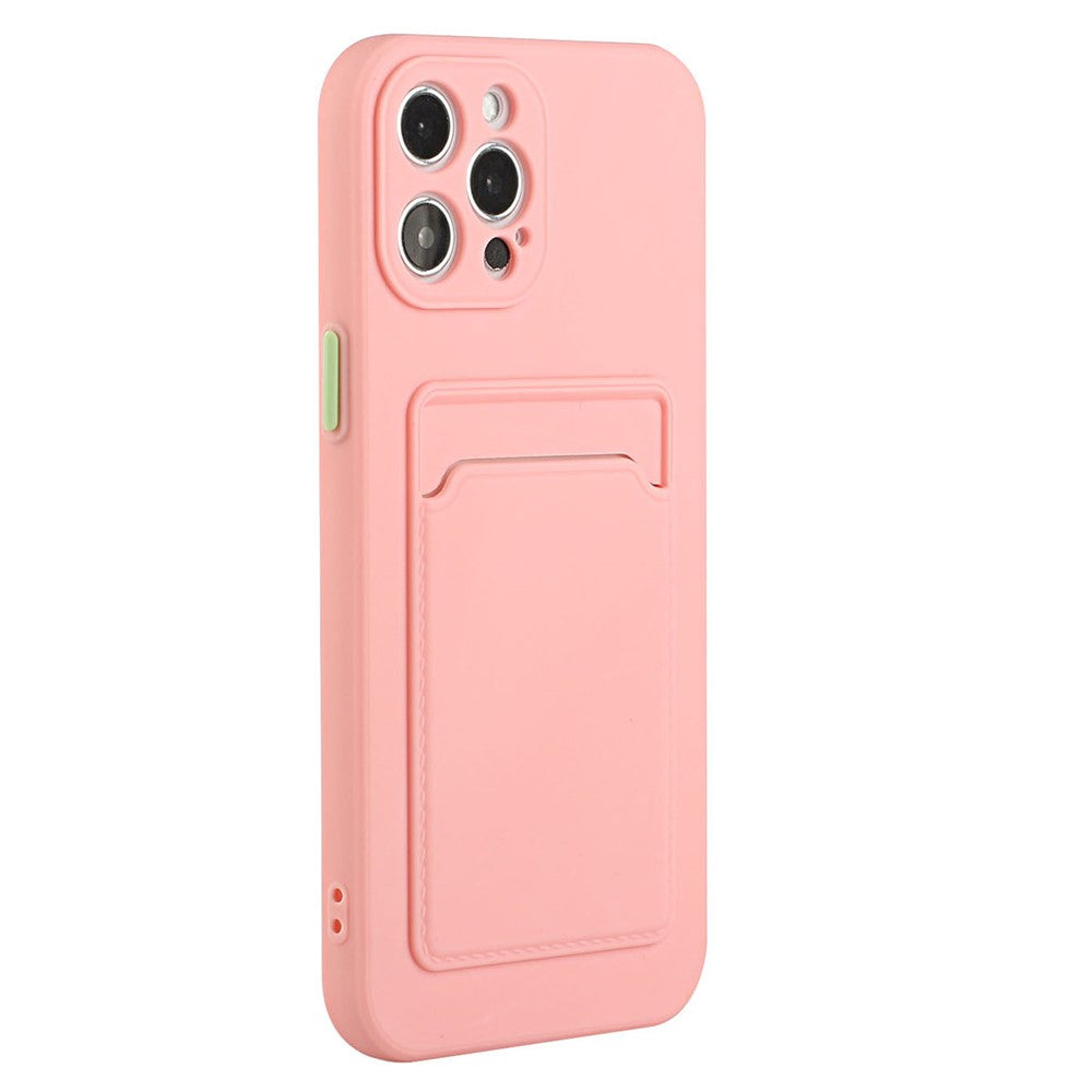 For iPhone 14 Pro Case Anti-Drop TPU Phone Cover with Card Slot