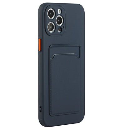 For iPhone 14 Pro Case Anti-Drop TPU Phone Cover with Card Slot