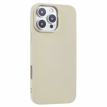 For iPhone 16 Pro Case Soft TPU Fiber Lining Protective Phone Cover
