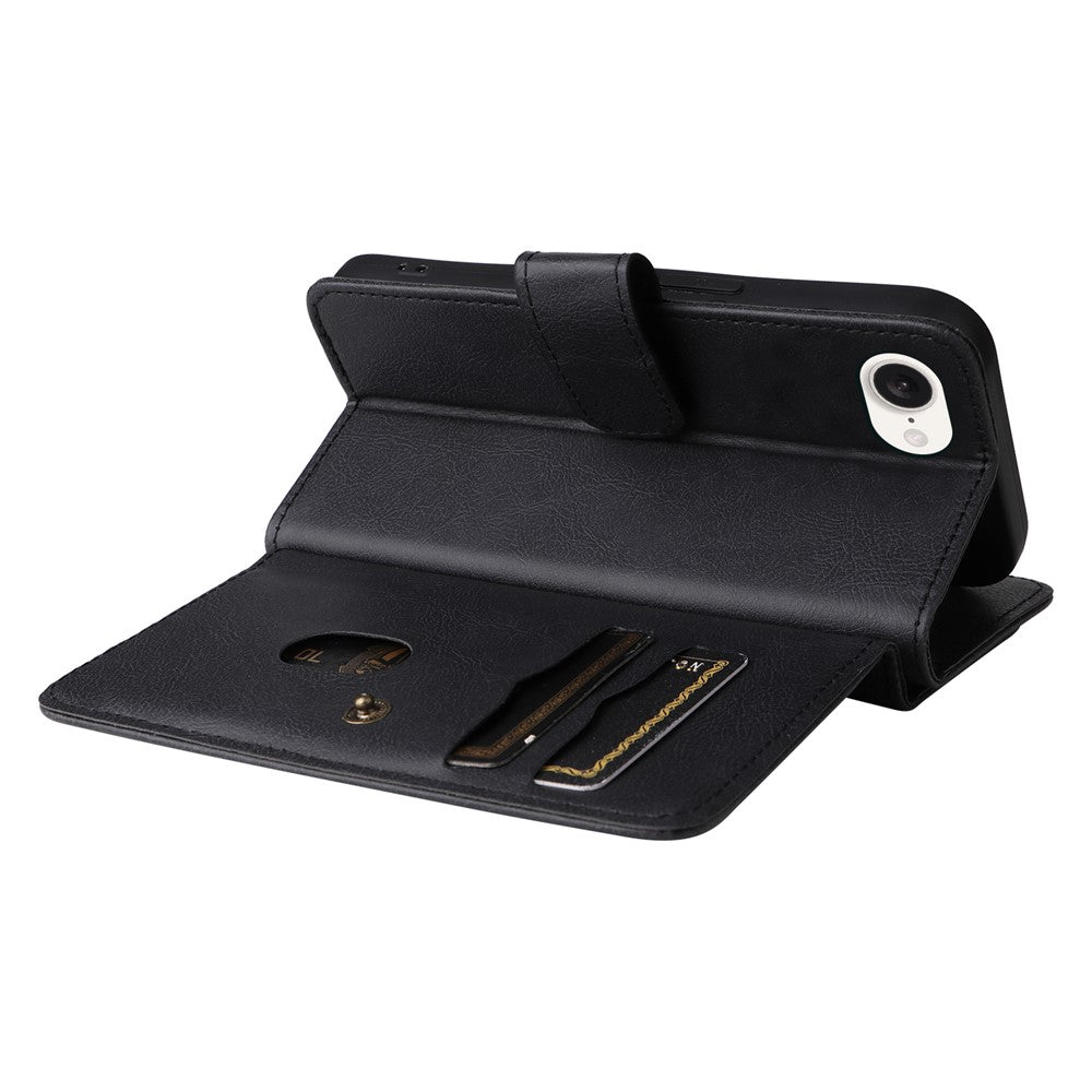 For iPhone 17e / 16e Leather Case with 10 Card Holder Phone Cover Stand