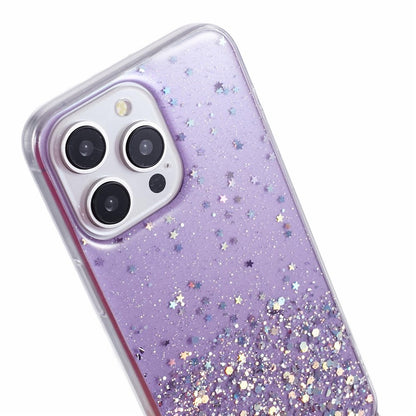AW Series For iPhone 16 Pro Max Case with Lanyard Sparkle Epoxy TPU Phone Cover Aesthetic Design