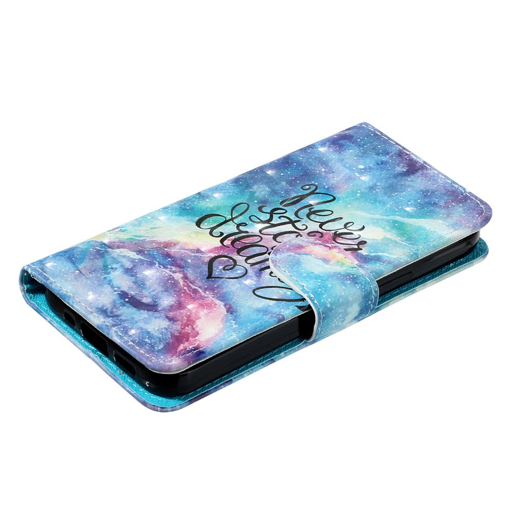 For iPhone 16 Leather Case Flip Wallet Phone Cover Magnetic Clasp 3D Pattern Printed